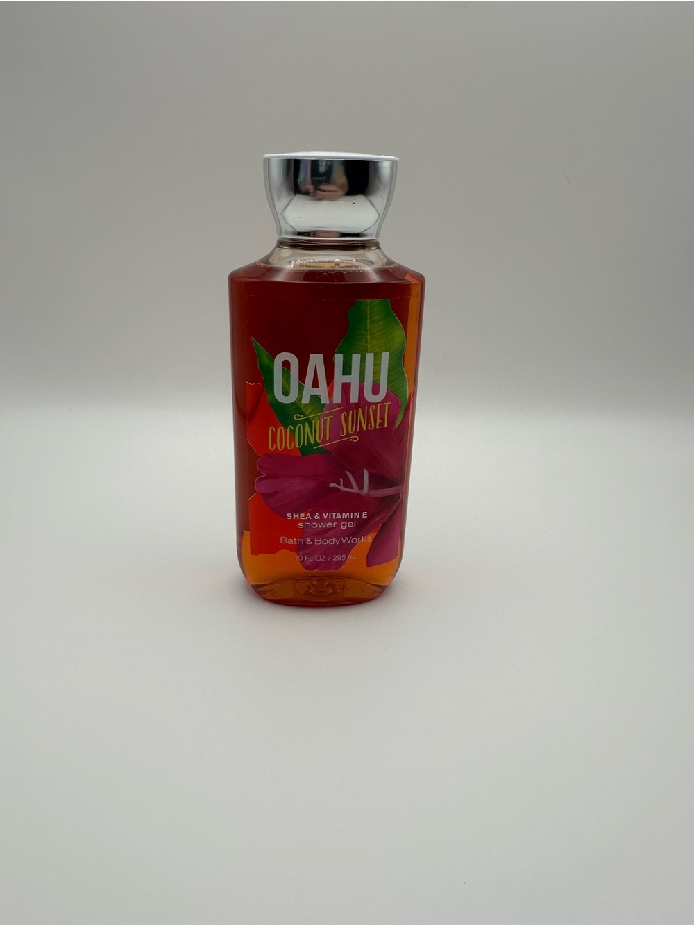 Bath & Body Works Oahu Coconut Sunset Body Wash - Orange, Pink, Green